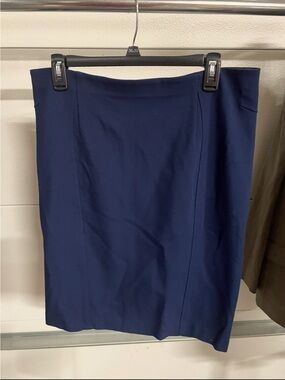 Ann Taylor Classic Navy Pencil Skirt - Women